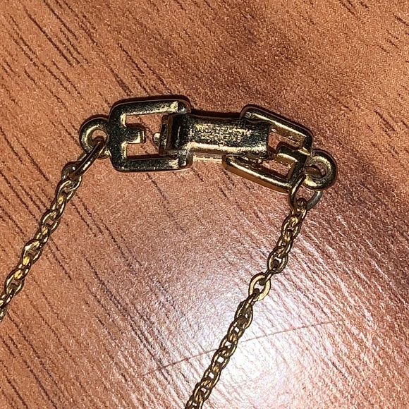 Authentic Givenchy Rhinestone "G" Logo Necklace - Picture 5 of 8
